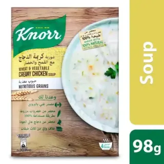 شوربة كنور بالقمح والخضار والدجاج الكريمي 98 غرام