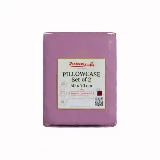 Ranko Pillowcase 2S Set Purple 50X70Cm