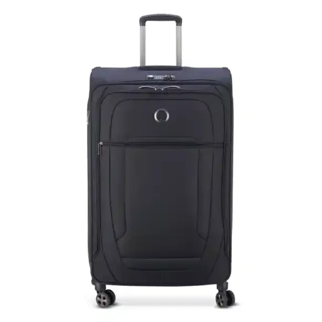 Delsey Helium Deluxe 4Wheel Soft Trolley 55cm Black