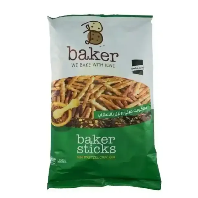 BAKER PRETZEL BISCUIT SMALL HERBAL FLAVOR 250g