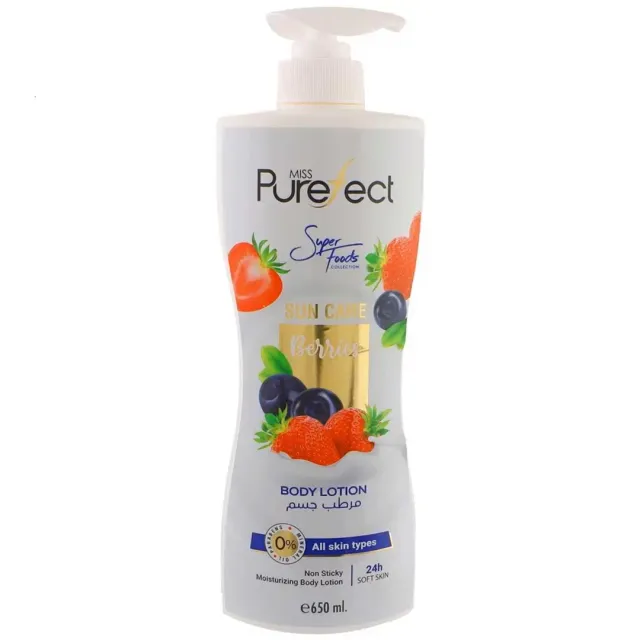 Miss Purefect Body Lotion Super Foods Collection Sun Care Berries 650ml