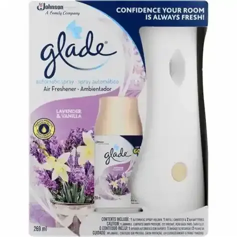 Glade Air Freshener Automatic Spray Lavender & Vanilla Combo Pack