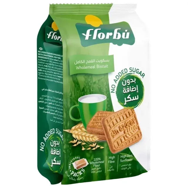 Florbu No Added Sugar Wholemeal Biscuits 350g