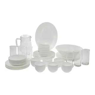 Luminarc Dinner Set 46Pcs White Gwn1220