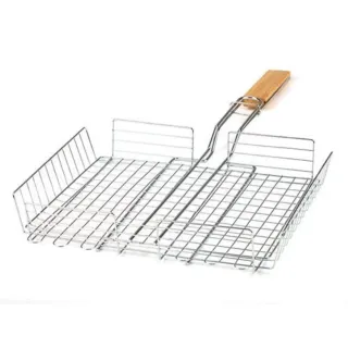 Nava Grilling Basket Metal Wire Mesh 40 x 30 cm