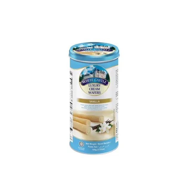 White Castle Luxury Cream Wafer Vanilla 100g