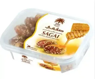 سيافا تمر صقعي باللوز والعسل والسمسم 400غم