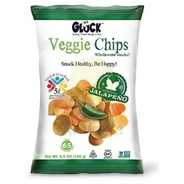 Gluck Vegetarian Chips Jalapeno 156G