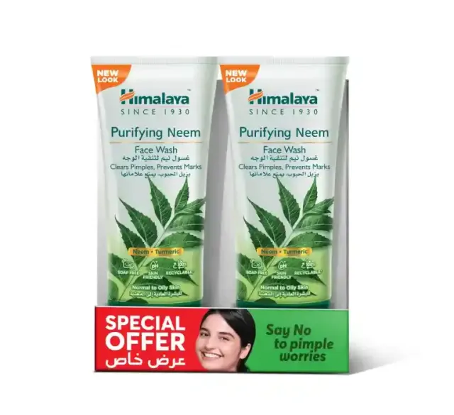 Himalaya Neem Face Wash 100mlx2 Pieces Special Price