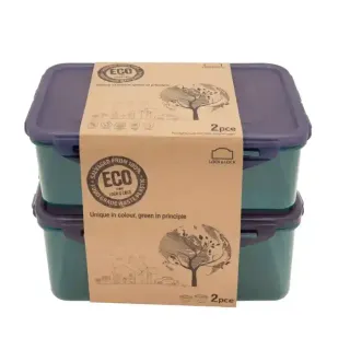 Lock & Lock Eco Container Set 1.4L + 1L Lck103Hhl00301