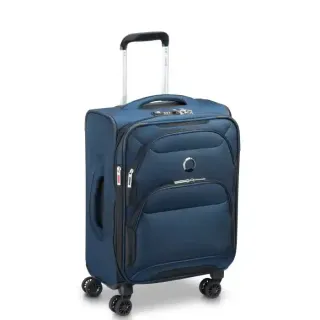 Delsey Sky Max 4 Wheels Soft Trolley 55cm Blue