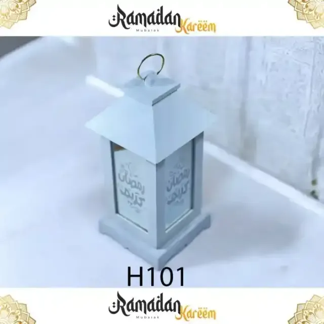 فانوس رمضان خشب اضاءه