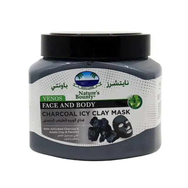 Nature's Bounty Face Mask Charcoal Icy Clay 600ml