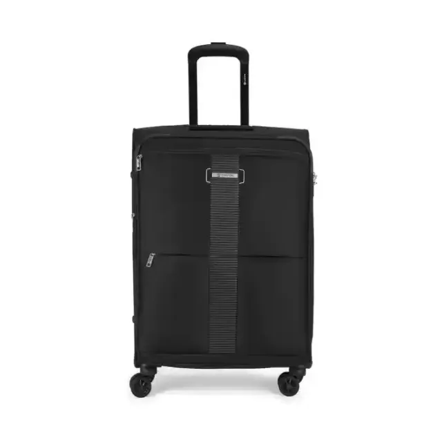 Carlton New Burry Plus Soft Trolley Black, 55cm 4Wheel