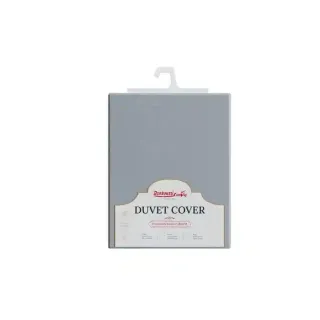 RANKOUSSI DBL DUVET COVER 240X220CM GRAY