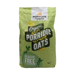MORNFLAKE MIGHTY OATS ORGANIC PORRIDGE OATS 1000G
