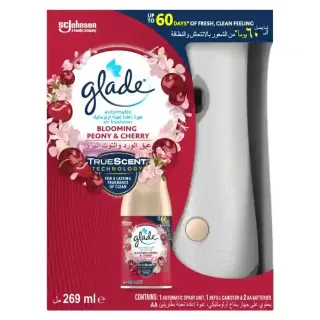 Glade Automatic Blooming Peony & Cherry Air Freshener 269ml
