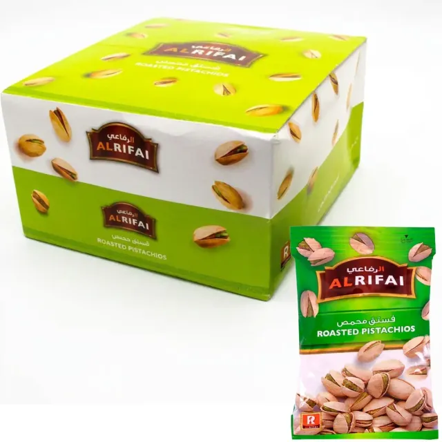 AL RIFAI ROASTED PISTACHIOS 24X13G
