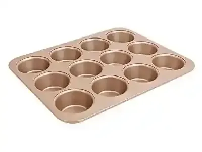 Chefmade Standard Muffin Pan Nonstick 12 Cavity Square