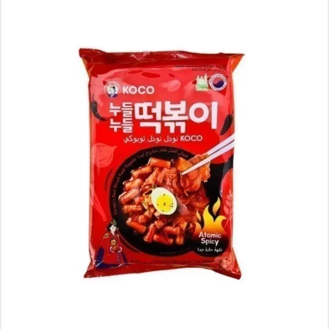Koco Foods Noodles Toppoki Atomic Spicy 230g