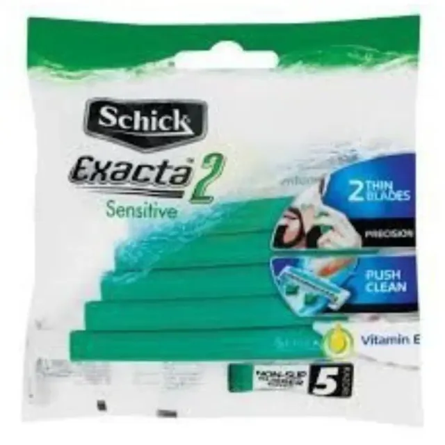 Schick Exacta 2 Sensitive Razors 5 Pcs