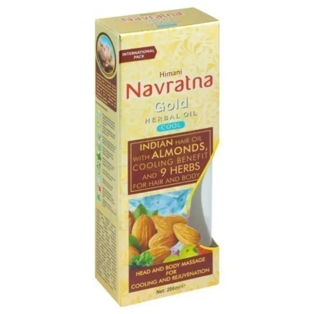 HIMANI HAIR OIL NAVRATNA GOLD 200ML