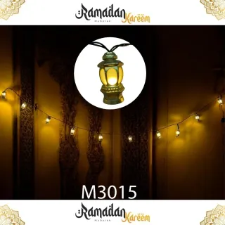 Ramadan Silver Gold Color Lantern M3015