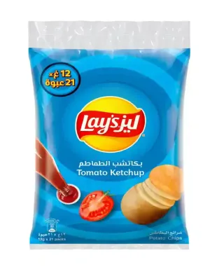 ليز شيبس بالكاتشب 12 جم