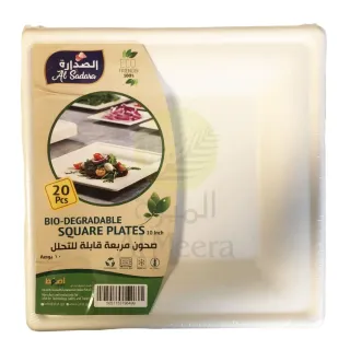 Al Sadara Biodegradable Plate 10 20 Pcs