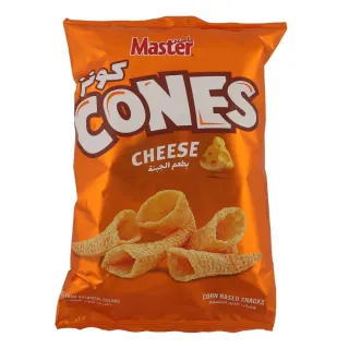 Master Cheese Corn Cones Snacks 125g