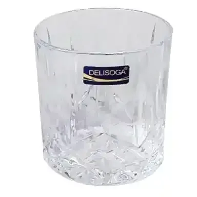 Delisoga Water Glass Tumbler Set 6Pcs