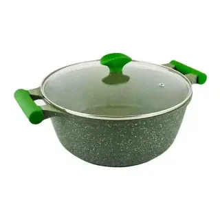 Prestige Essentials Casserole with Lid Green 28cm