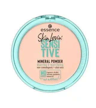 Essence Skin Lovin Sensitive Blurring & Mattifying Powder with Minerals & Aloe Vera Extract Translucent 01, 1 Piece