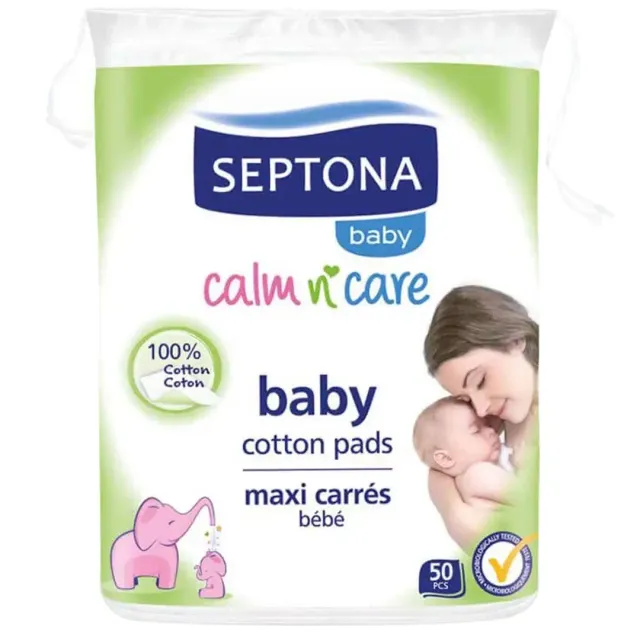 Septona Calm & Care Baby Cotton Pads 50 Pads