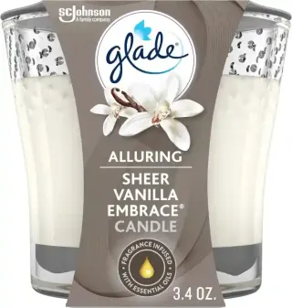 Glade Sheer Vanilla Embrace Air Freshener Candle 193g