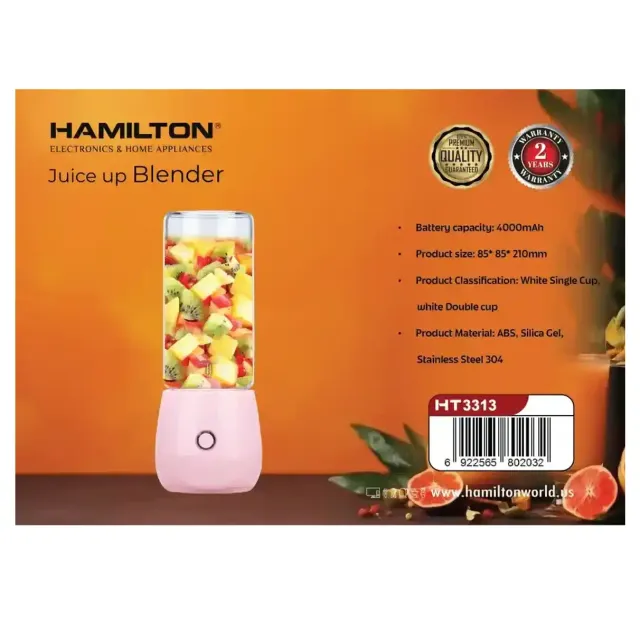 Hamilton Rechargeable Blender 410 ml 40W