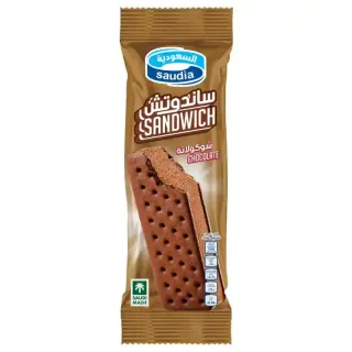 Saudia Ice Cream Sandwich Chocolate 100ml