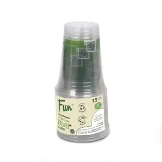 Fun Bio Clear Cup 16Oz 15Pcs 05Plc16