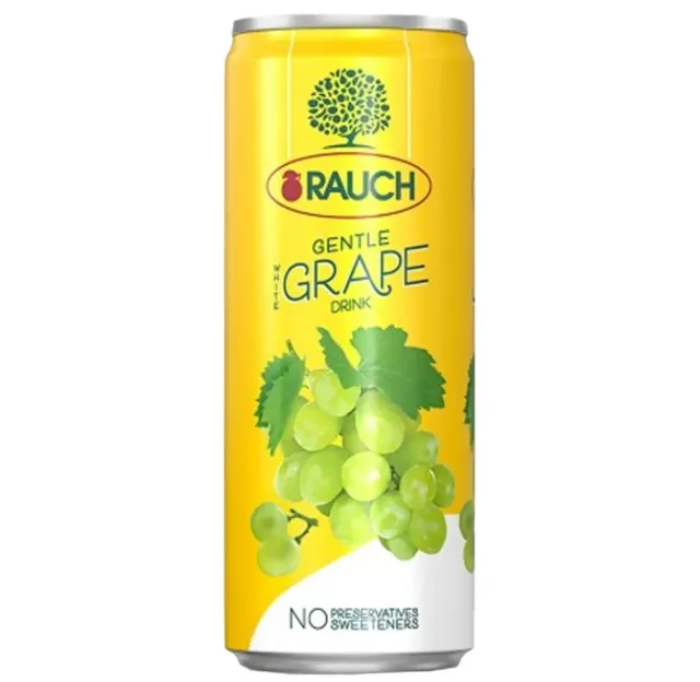 Rauch WhiteGrape Juice Drink Can 355ml
