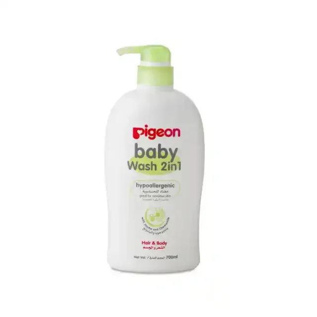 PIGEON BABY WASH 700 ML.