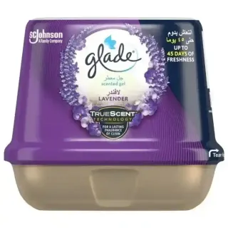 GLADE AIR FRESHENER GEL LAVENDER LARGE 180G