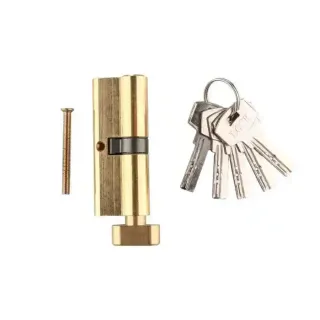 Mega Lock Cylinder Brass 70 mm