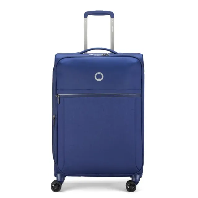 Delsey Brochant 4-Wheel Soft Trolley Blue 55 cm