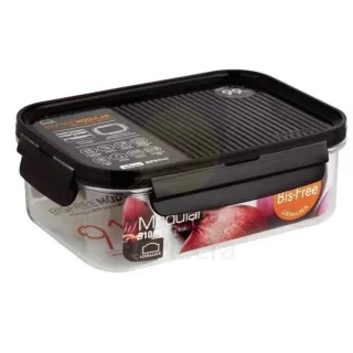 Lock & Lock Container Modular Bisfree Rectangular 910 ml Brown