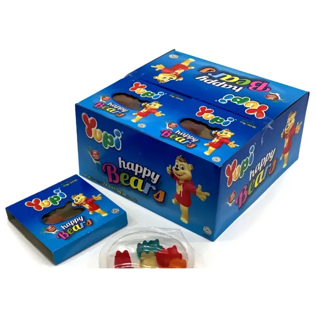Yupi Jelly Happy Bears 17.5gx24 Pieces
