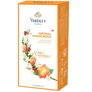 YARDLEY SOAP SANDALWOOD 3X100G