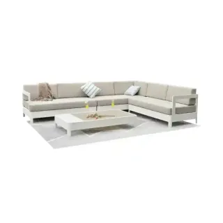 BDG L-SHAPE 7 SEATER SET WITH TABLE 2011