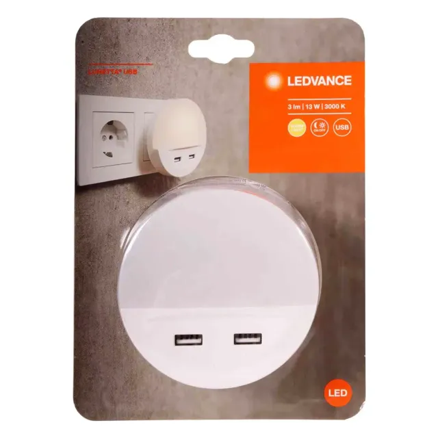 أوسرام LEDVANCE ضوء Lunetta USB Plug 6XBLI1