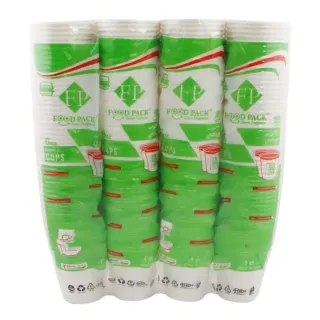 Food Pack Paper Cup 6oz 50 Pcs x 4 Pack