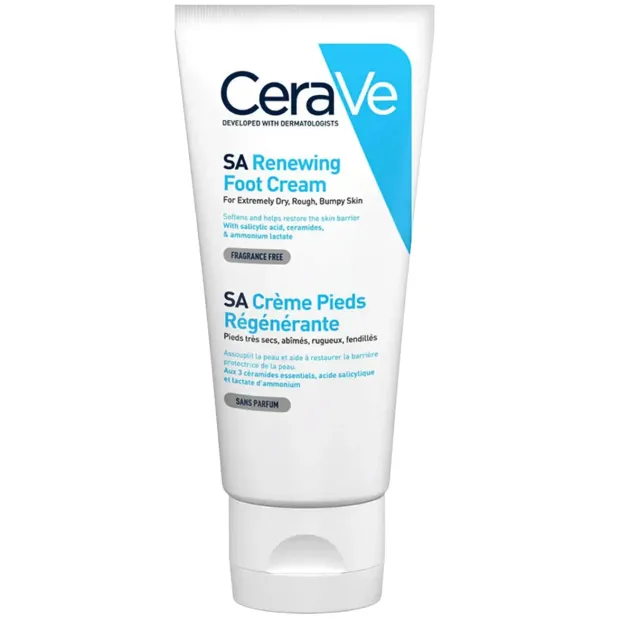 Cerave SA Renewing Foot Cream for Dry, Rough, And Cracked Feet 88ml